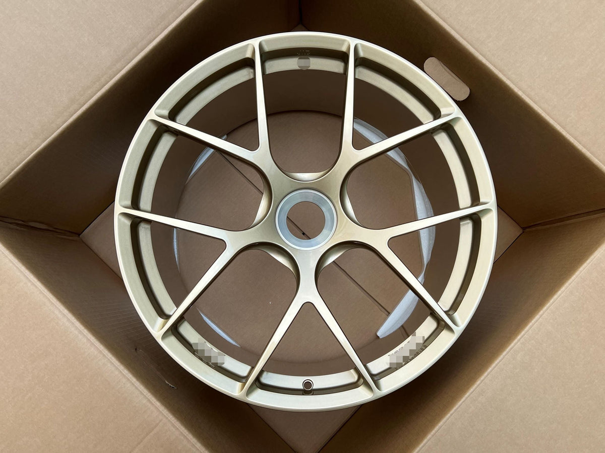FORGED WHEELS RIMS FOR PORSCHE CONCEPT MISSION X 2027 Forza Performance custom fit buy OEM Porsche 992 Centerlock style design wheels
