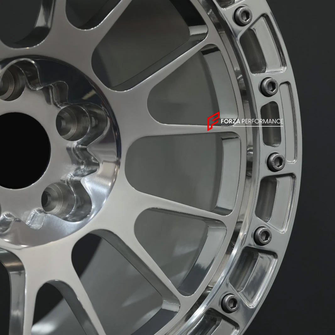 E46 Rims With Rings BEADLOCK FORGED WHEELS RIMS for BMW M3 E46 2000 - 2006