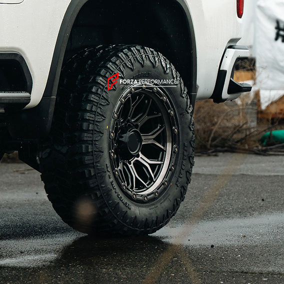 FORZA PEFORMANCE BEADLOCK FORGED WHEELS FOR CHEVROLET SILVERADO 2023 custom fit FUEL SURGE STYLE