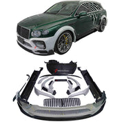 WIDE CARBON BODY KIT FOR BENTLEY BENTAYGA W12 2020+

Set includes:

Front bumper assembly
Hood / Bonnet
Carbon Mirror Covers
Front Fender Flares
Side Skirts
Roof Spoiler
Rear Spoiler
Rear Fender Flares
Rear Bumper Assembly

Rear Diffuser

Material: Dry carbon

NOTE: Professional installation is required.

Payment ►
Visa

Mastercard

PayPal with a credit card (add 4.4% at checkout)
Payoneer
Cryptocurrency
Shipment ►
By express DHL/UPS/TNT/FedEx
To the local international airport
Special line by air
Special l
