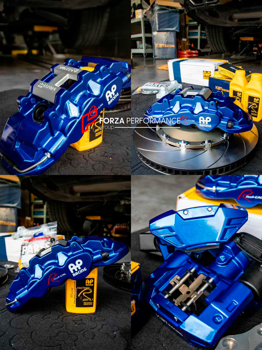 BIG BRAKE KIT BBK for BMW 7 SERIES 735Li G70 2022+

Forza Performance Group offers various types of big brake kits, all types of aftermarket brake calipers, as well as genuine original brands of all types, such as AP Racing, Brembo, Akebono, AMG, M Performance, Audi, Porsche, Lamborghini, Toyota TRD, etc.

Current set includes:

2x Authentic AP Racing CP8521 6 Pot Front Brake Calipers
2x Authentic AP Racing CP8560 4 pot Rear Brake Calipers

2x Electric Parking Brake
2x Front Brake Discs 410 mm

2x Rear Brak