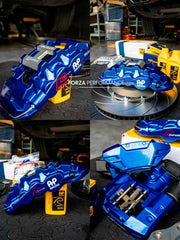 BIG BRAKE KIT BBK for BMW 7 SERIES 735Li G70 2022+

Forza Performance Group offers various types of big brake kits, all types of aftermarket brake calipers, as well as genuine original brands of all types, such as AP Racing, Brembo, Akebono, AMG, M Performance, Audi, Porsche, Lamborghini, Toyota TRD, etc.

Current set includes:

2x Authentic AP Racing CP8521 6 Pot Front Brake Calipers
2x Authentic AP Racing CP8560 4 pot Rear Brake Calipers

2x Electric Parking Brake
2x Front Brake Discs 410 mm

2x Rear Brak