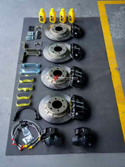 BIG BRAKE KIT for LEXUS GX550 2023+

Forza Performance Group offers various types of big brake kits, all types of aftermarket brake calipers, as well as genuine original brands of all types, such as AP Racing, Brembo, Akebono, AMG, M Performance, Audi, Porsche, Lamborghini, Toyota TRD, etc.

Current set includes:

2x Authentic AP Racing CP9040 6 Pot Front Brake Calipers
2x Authentic AP Racing CP9202 4 pot Rear Brake Calipers

2x Electric Parking Brake
2x Front Brake Discs 355 mm

2x Rear Brake Discs 355 mm
