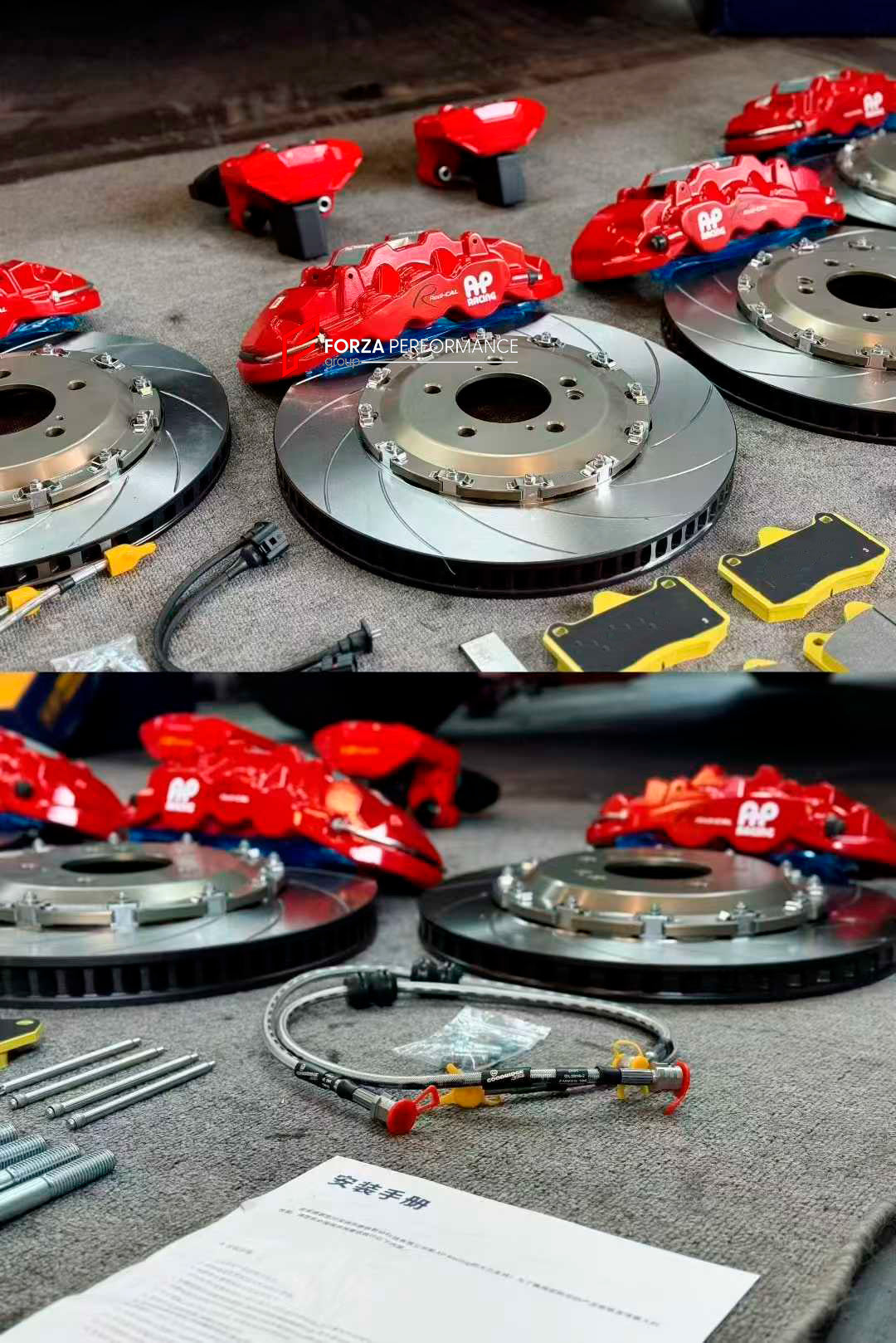 BIG BRAKE KIT BBK for MERCEDES-BENZ G-CLASS G550 G500 W465 2024+

Forza Performance Group offers various types of big brake kits, all types of aftermarket brake calipers, as well as genuine original brands of all types, such as AP Racing, Brembo, Akebono, AMG, M Performance, Audi, Porsche, Lamborghini, Toyota TRD, etc.

Current set includes:

2x&nbsp;Authentic AP Racing CP8520 6 Pot&nbsp;Front Brake Calipers
2x&nbsp;Authentic AP Racing CP8560 4 pot&nbsp;Rear Brake Calipers

2x Electric Parking Brake
2x Fron