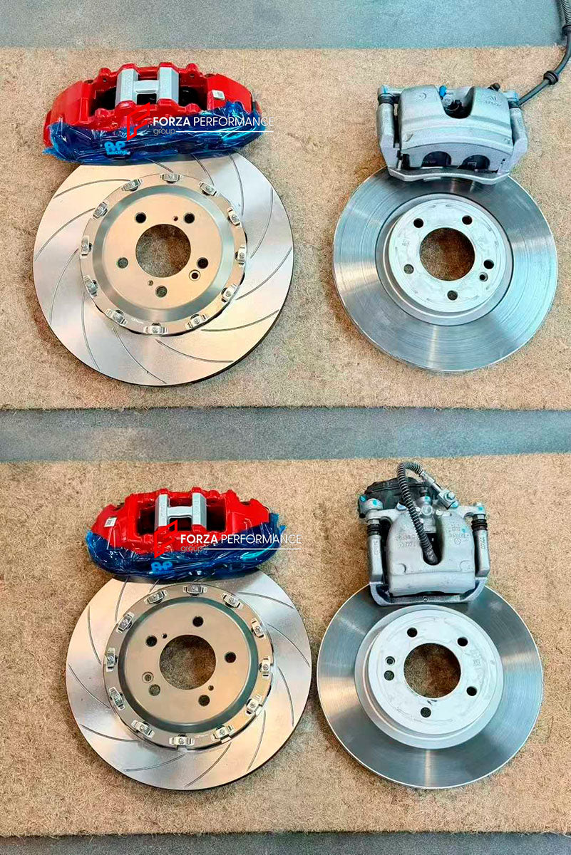 BIG BRAKE KIT BBK for MERCEDES-BENZ G-CLASS G550 G500 W465 2024+

Forza Performance Group offers various types of big brake kits, all types of aftermarket brake calipers, as well as genuine original brands of all types, such as AP Racing, Brembo, Akebono, AMG, M Performance, Audi, Porsche, Lamborghini, Toyota TRD, etc.

Current set includes:

2x&nbsp;Authentic AP Racing CP8520 6 Pot&nbsp;Front Brake Calipers
2x&nbsp;Authentic AP Racing CP8560 4 pot&nbsp;Rear Brake Calipers

2x Electric Parking Brake
2x Fron