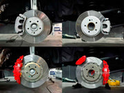BIG BRAKE KIT BBK for MERCEDES-BENZ G-CLASS G550 G500 W465 2024+

Forza Performance Group offers various types of big brake kits, all types of aftermarket brake calipers, as well as genuine original brands of all types, such as AP Racing, Brembo, Akebono, AMG, M Performance, Audi, Porsche, Lamborghini, Toyota TRD, etc.

Current set includes:

2x&nbsp;Authentic AP Racing CP8520 6 Pot&nbsp;Front Brake Calipers
2x&nbsp;Authentic AP Racing CP8560 4 pot&nbsp;Rear Brake Calipers

2x Electric Parking Brake
2x Fron