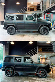 BIG BRAKE KIT BBK for MERCEDES-BENZ G-CLASS G550 G500 W465 2024+

Forza Performance Group offers various types of big brake kits, all types of aftermarket brake calipers, as well as genuine original brands of all types, such as AP Racing, Brembo, Akebono, AMG, M Performance, Audi, Porsche, Lamborghini, Toyota TRD, etc.

Current set includes:

2x&nbsp;Authentic AP Racing CP8520 6 Pot&nbsp;Front Brake Calipers
2x&nbsp;Authentic AP Racing CP8560 4 pot&nbsp;Rear Brake Calipers

2x Electric Parking Brake
2x Fron