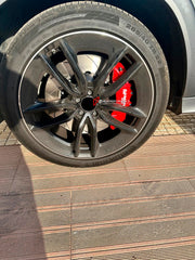 Forza Performance Group offers various types of big brake kits, all types of aftermarket brake calipers, as well as genuine original brands of all types, such as AP Racing, Brembo, Akebono, AMG, M Performance, Audi, Porsche, Lamborghini, Toyota TRD, etc.

In the photos above you can see an installed Forza Performance Group set of large front brakes for the MERCEDES-BENZ GLE 53 AMG X167 FACELIFT 2023 with 410 mm / 380 mm brake discs.

Current set includes:

2x Authentic AP Racing CP9571 6 Pot&nbsp;Front Brak