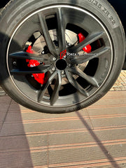 Forza Performance Group offers various types of big brake kits, all types of aftermarket brake calipers, as well as genuine original brands of all types, such as AP Racing, Brembo, Akebono, AMG, M Performance, Audi, Porsche, Lamborghini, Toyota TRD, etc.

In the photos above you can see an installed Forza Performance Group set of large front brakes for the MERCEDES-BENZ GLE 53 AMG X167 FACELIFT 2023 with 410 mm / 380 mm brake discs.

Current set includes:

2x Authentic AP Racing CP9571 6 Pot&nbsp;Front Brak