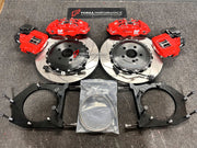 Forza Performance Group offers various types of big brake kits, all types of aftermarket brake calipers, as well as genuine original brands of all types, such as AP Racing, Brembo, Akebono, AMG, M Performance, Audi, Porsche, Lamborghini, Toyota TRD, etc.

In the photos above you can see an installed Forza Performance Group set of large front brakes for the MERCEDES-BENZ GLE 53 AMG X167 FACELIFT 2023 with 410 mm / 380 mm brake discs.

Current set includes:

2x Authentic AP Racing CP9571 6 Pot&nbsp;Front Brak