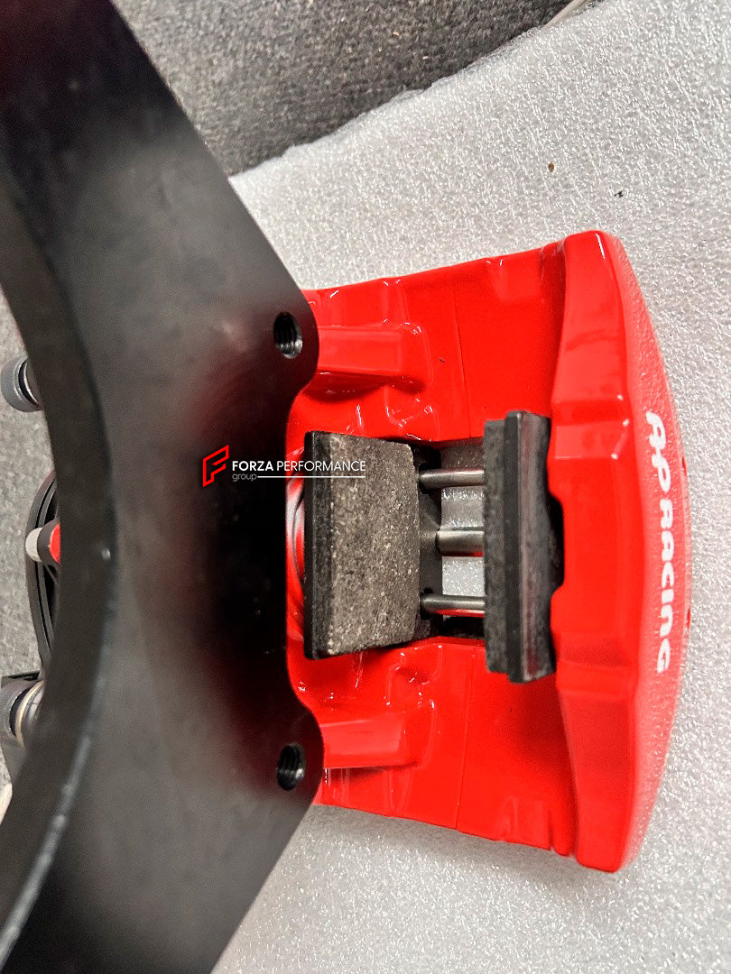 Forza Performance Group offers various types of big brake kits, all types of aftermarket brake calipers, as well as genuine original brands of all types, such as AP Racing, Brembo, Akebono, AMG, M Performance, Audi, Porsche, Lamborghini, Toyota TRD, etc.

In the photos above you can see an installed Forza Performance Group set of large front brakes for the MERCEDES-BENZ GLE 53 AMG X167 FACELIFT 2023 with 410 mm / 380 mm brake discs.

Current set includes:

2x Authentic AP Racing CP9571 6 Pot&nbsp;Front Brak
