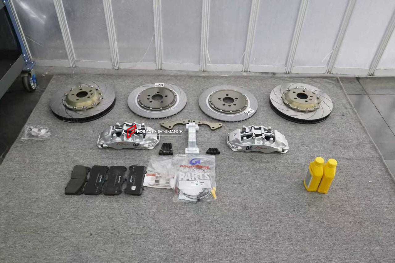 BIG BRAKE KIT BBK for TESLA MODEL Y JUNIPER 2025+

Forza Performance Group offers various types of big brake kits, all types of aftermarket brake calipers, as well as genuine original brands of all types, such as AP Racing, Brembo, Akebono, AMG, M Performance, Audi, Porsche, Lamborghini, Toyota TRD, etc.

Current set includes:

2x Authentic AP Racing CP9560 6 Pot Front Brake Calipers

2x Front Brake Discs 390 mm

2x Rear Brake Discs 370 mm
2x Brake Caliper Adapters
2x Brake Pads


PLEASE INCLUDE YOUR VIN, M