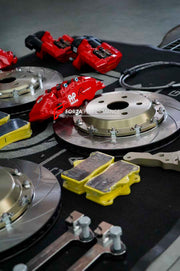 BIG BRAKE KIT BBK for TOYOTA ALPHARD AH40 2023+

Forza Performance Group offers various types of big brake kits, all types of aftermarket brake calipers, as well as genuine original brands of all types, such as AP Racing, Brembo, Akebono, AMG, M Performance, Audi, Porsche, Lamborghini, Toyota TRD, etc.

Current set includes:

2x Authentic AP Racing CP9571 6 Pot Front Brake Calipers
2x Authentic AP Racing CP9542 4 pot Rear Brake Calipers
2x Front Brake Discs 390 mm

2x Rear Brake Discs 380 mm
4x Brake Calipe