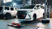 BIG BRAKE KIT BBK for TOYOTA ALPHARD AH40 2023+

Forza Performance Group offers various types of big brake kits, all types of aftermarket brake calipers, as well as genuine original brands of all types, such as AP Racing, Brembo, Akebono, AMG, M Performance, Audi, Porsche, Lamborghini, Toyota TRD, etc.

Current set includes:

2x Authentic AP Racing CP9561 6 Pot Front Brake Calipers
2x Authentic AP Racing CP9542 4 pot Rear Brake Calipers
2x Electric Parking Brake
2x Front Brake Discs 390 mm

2x Rear Brake Di