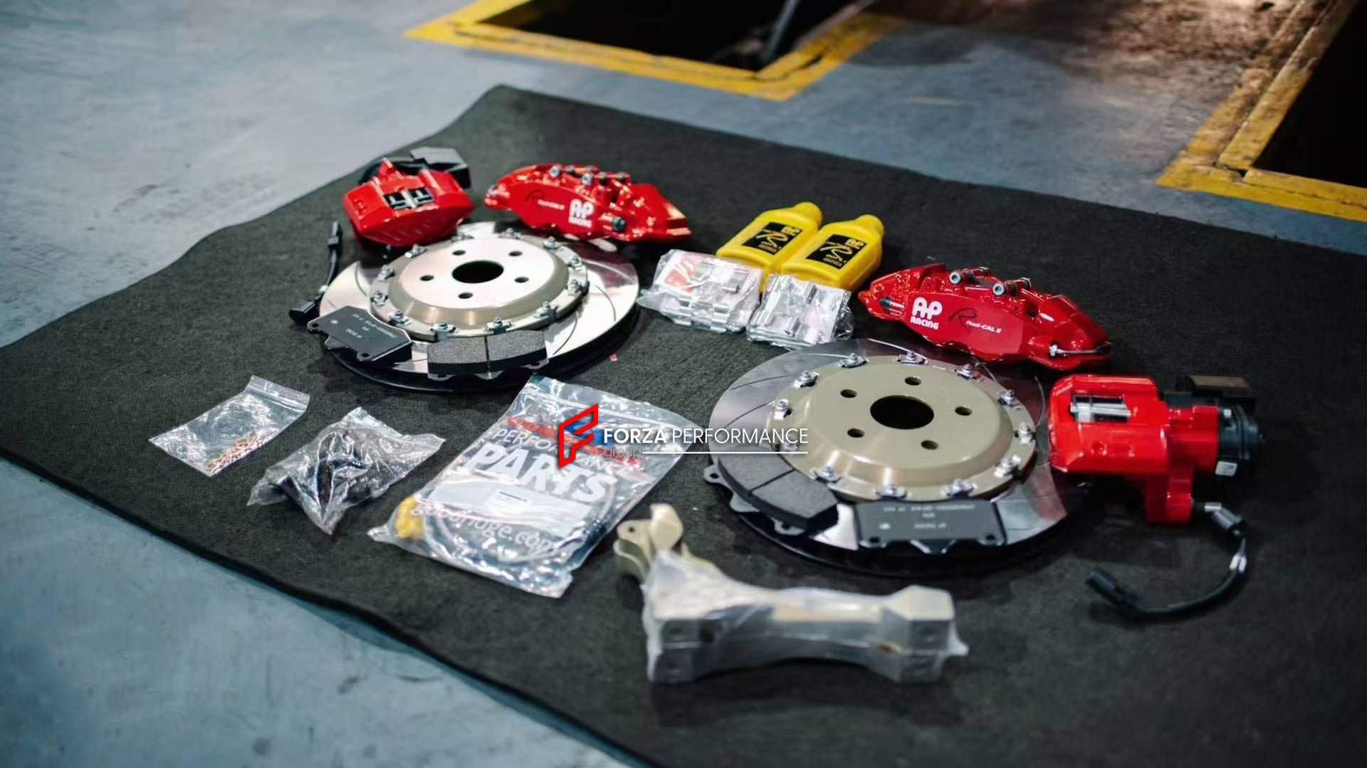BIG BRAKE KIT BBK for TOYOTA ALPHARD AH40 2023+

Forza Performance Group offers various types of big brake kits, all types of aftermarket brake calipers, as well as genuine original brands of all types, such as AP Racing, Brembo, Akebono, AMG, M Performance, Audi, Porsche, Lamborghini, Toyota TRD, etc.

Current set includes:

2x Authentic AP Racing CP9561 6 Pot Front Brake Calipers
2x Authentic AP Racing CP9542 4 pot Rear Brake Calipers
2x Electric Parking Brake
2x Front Brake Discs 390 mm

2x Rear Brake Di