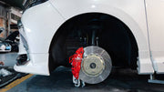 BIG BRAKE KIT BBK for TOYOTA ALPHARD AH40 2023+

Forza Performance Group offers various types of big brake kits, all types of aftermarket brake calipers, as well as genuine original brands of all types, such as AP Racing, Brembo, Akebono, AMG, M Performance, Audi, Porsche, Lamborghini, Toyota TRD, etc.

Current set includes:

2x Authentic AP Racing CP9561 6 Pot Front Brake Calipers
2x Authentic AP Racing CP9542 4 pot Rear Brake Calipers
2x Electric Parking Brake
2x Front Brake Discs 390 mm

2x Rear Brake Di