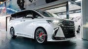 BIG BRAKE KIT BBK for TOYOTA ALPHARD AH40 2023+

Forza Performance Group offers various types of big brake kits, all types of aftermarket brake calipers, as well as genuine original brands of all types, such as AP Racing, Brembo, Akebono, AMG, M Performance, Audi, Porsche, Lamborghini, Toyota TRD, etc.

Current set includes:

2x Authentic AP Racing CP9561 6 Pot Front Brake Calipers
2x Authentic AP Racing CP9542 4 pot Rear Brake Calipers
2x Electric Parking Brake
2x Front Brake Discs 390 mm

2x Rear Brake Di