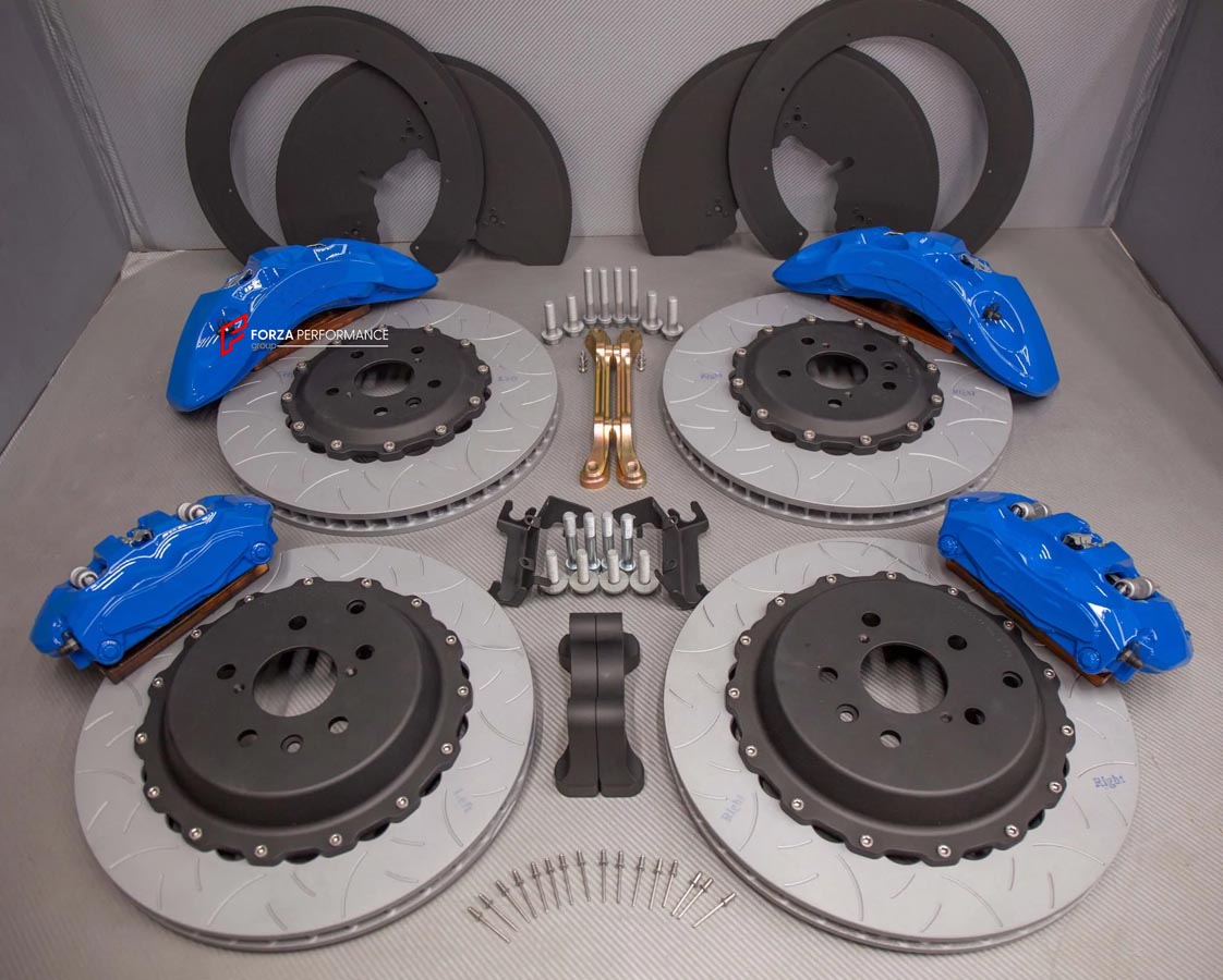 BIG BRAKE KIT for BIG BRAKE KIT for JEEP WRANGLER JL 2018+

Forza Performance Group offers various types of big brake kits, all types of aftermarket brake calipers, as well as genuine original brands of all types, such as AP Racing, Brembo, Akebono, AMG, M Performance, Audi, Porsche, Lamborghini, Toyota TRD, etc.

Current set includes:

2x Authentic Akebono 8N 6 Pot Front Brake Calipers
2x 4 pot Rear Brake Calipers
2x Front Brake Discs 410 mm

2x Rear Brake Discs 402 mm
2x Brake Caliper Adapters
2x Brake Pa