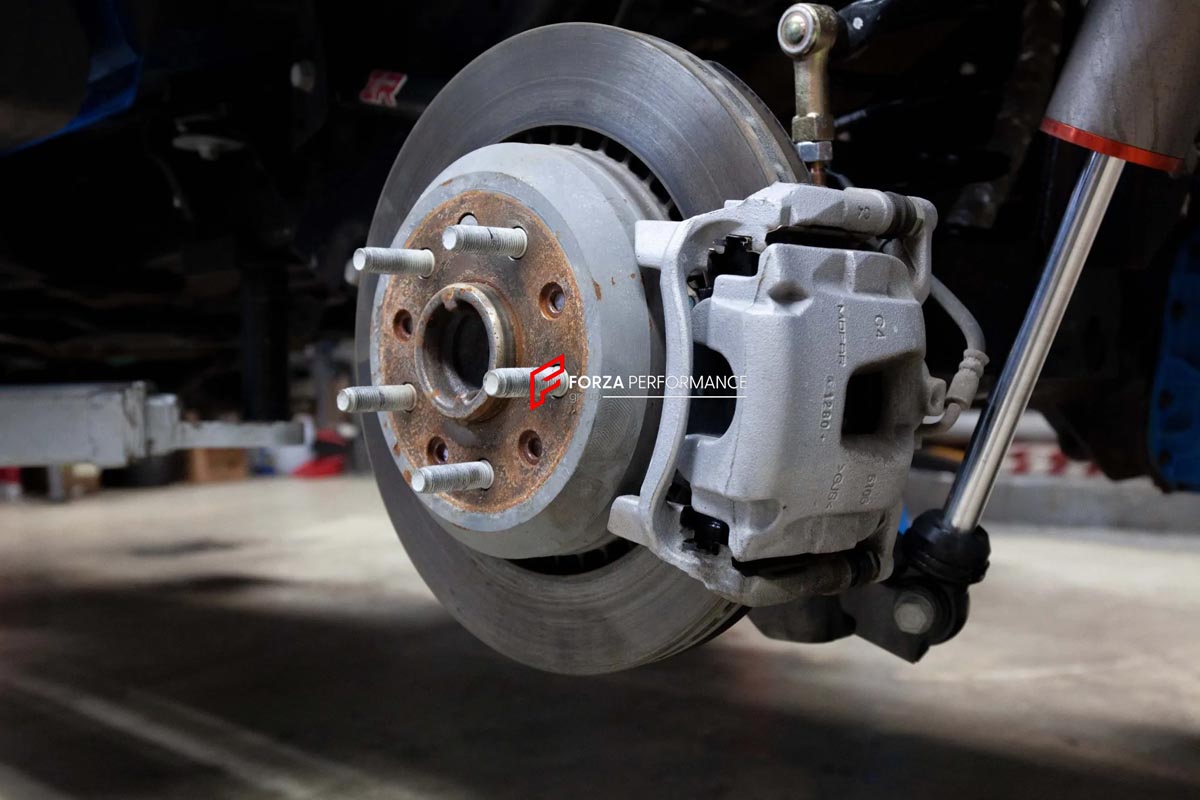 BIG BRAKE KIT for BIG BRAKE KIT for JEEP WRANGLER JL 2018+

Forza Performance Group offers various types of big brake kits, all types of aftermarket brake calipers, as well as genuine original brands of all types, such as AP Racing, Brembo, Akebono, AMG, M Performance, Audi, Porsche, Lamborghini, Toyota TRD, etc.

Current set includes:

2x Authentic Akebono 8N 6 Pot Front Brake Calipers
2x 4 pot Rear Brake Calipers
2x Front Brake Discs 410 mm

2x Rear Brake Discs 402 mm
2x Brake Caliper Adapters
2x Brake Pa