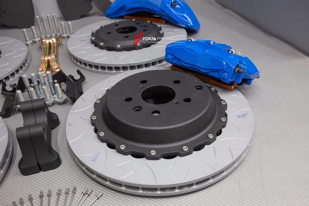 BIG BRAKE KIT for BIG BRAKE KIT for JEEP WRANGLER JL 2018+

Forza Performance Group offers various types of big brake kits, all types of aftermarket brake calipers, as well as genuine original brands of all types, such as AP Racing, Brembo, Akebono, AMG, M Performance, Audi, Porsche, Lamborghini, Toyota TRD, etc.

Current set includes:

2x Authentic Akebono 8N 6 Pot Front Brake Calipers
2x 4 pot Rear Brake Calipers
2x Front Brake Discs 410 mm

2x Rear Brake Discs 402 mm
2x Brake Caliper Adapters
2x Brake Pa