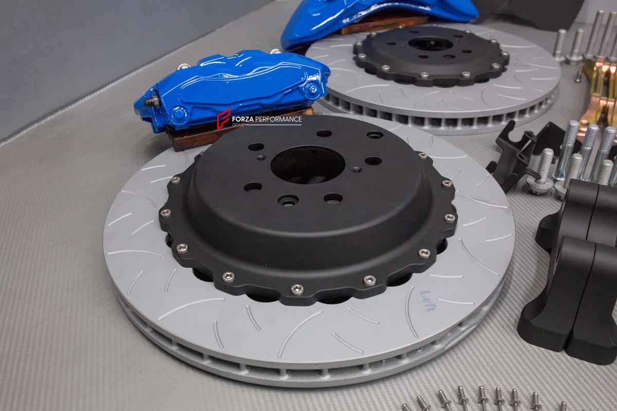 BIG BRAKE KIT for BIG BRAKE KIT for JEEP WRANGLER JL 2018+

Forza Performance Group offers various types of big brake kits, all types of aftermarket brake calipers, as well as genuine original brands of all types, such as AP Racing, Brembo, Akebono, AMG, M Performance, Audi, Porsche, Lamborghini, Toyota TRD, etc.

Current set includes:

2x Authentic Akebono 8N 6 Pot Front Brake Calipers
2x 4 pot Rear Brake Calipers
2x Front Brake Discs 410 mm

2x Rear Brake Discs 402 mm
2x Brake Caliper Adapters
2x Brake Pa