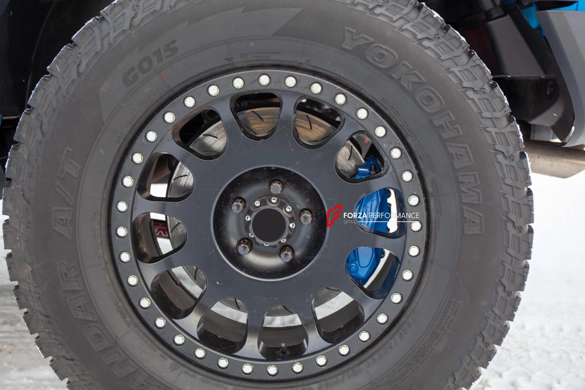 BIG BRAKE KIT for BIG BRAKE KIT for JEEP WRANGLER JL 2018+

Forza Performance Group offers various types of big brake kits, all types of aftermarket brake calipers, as well as genuine original brands of all types, such as AP Racing, Brembo, Akebono, AMG, M Performance, Audi, Porsche, Lamborghini, Toyota TRD, etc.

Current set includes:

2x Authentic Akebono 8N 6 Pot Front Brake Calipers
2x 4 pot Rear Brake Calipers
2x Front Brake Discs 410 mm

2x Rear Brake Discs 402 mm
2x Brake Caliper Adapters
2x Brake Pa