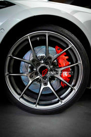 BIG BRAKE KIT for BMW 4 SERIES G22 LCI 2024+

Forza Performance Group offers various types of big brake kits, all types of aftermarket brake calipers, as well as genuine original brands of all types, such as AP Racing, Brembo, Akebono, AMG, M Performance, Audi, Porsche, Lamborghini, Toyota TRD, etc.

Current set includes:

2x Authentic AP Racing CP9562 6 pot Front Brake Calipers

2x Front Brake Discs 380 mm

4x Brake Caliper Adapters
4x Brake Pads
