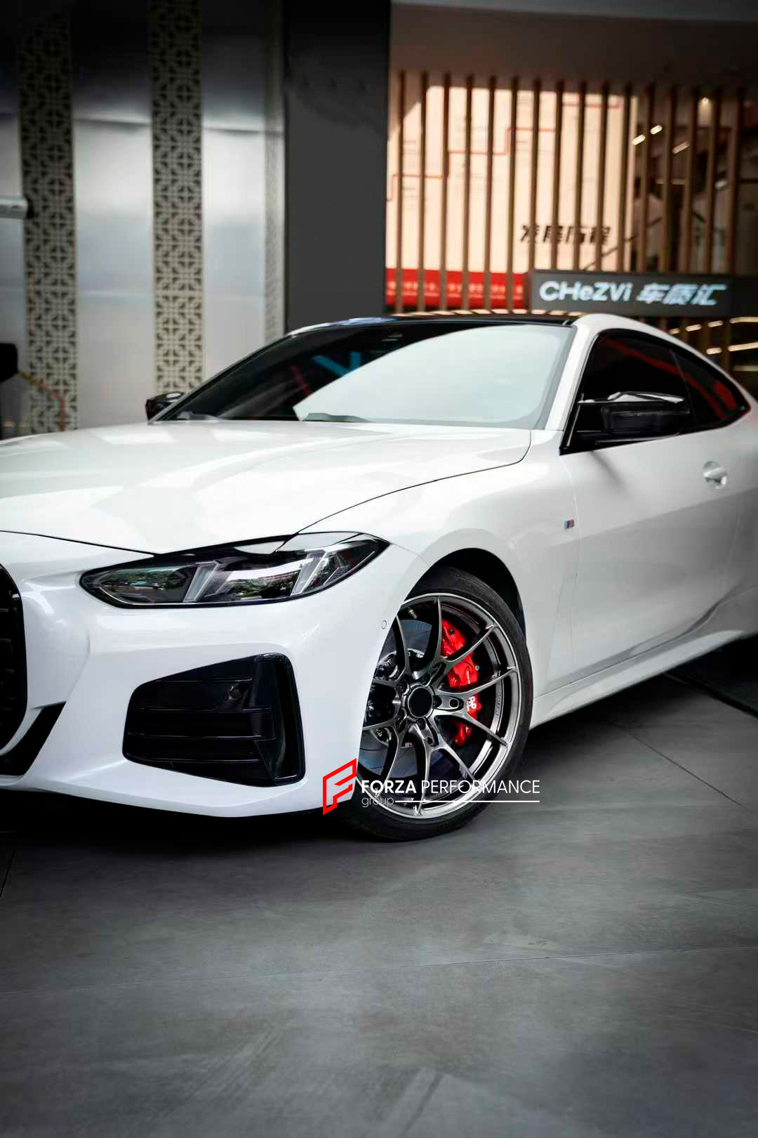 BIG BRAKE KIT for BMW 4 SERIES G22 LCI 2024+

Forza Performance Group offers various types of big brake kits, all types of aftermarket brake calipers, as well as genuine original brands of all types, such as AP Racing, Brembo, Akebono, AMG, M Performance, Audi, Porsche, Lamborghini, Toyota TRD, etc.

Current set includes:

2x Authentic AP Racing CP9562 6 pot Front Brake Calipers

2x Front Brake Discs 380 mm

4x Brake Caliper Adapters
4x Brake Pads
