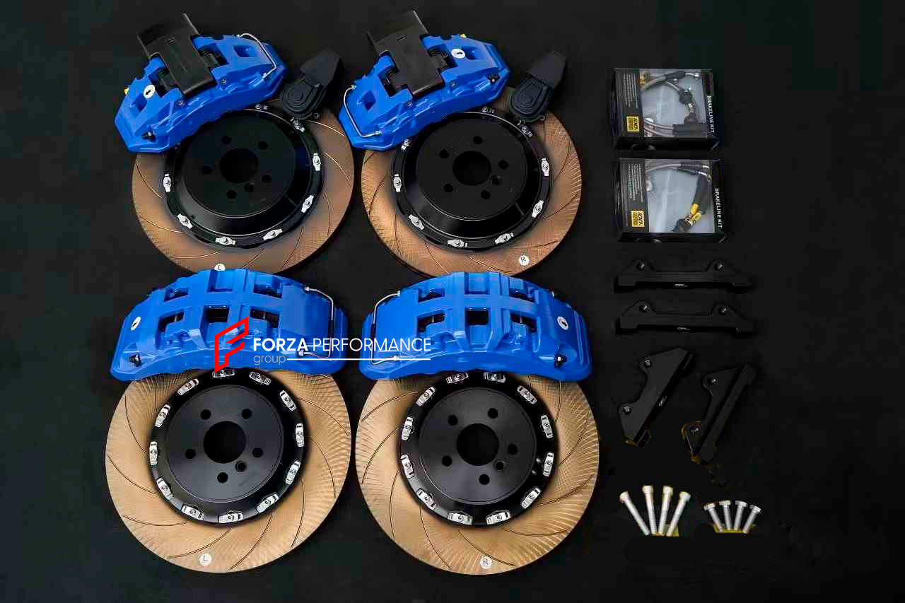 BIG BRAKE KIT for BMW 5 SERIES 530Li G60 2023+

Forza Performance Group offers various types of big brake kits, all types of aftermarket brake calipers, as well as genuine original brands of all types, such as AP Racing, Brembo, Akebono, AMG, M Performance, Audi, Porsche, Lamborghini, Toyota TRD, etc.

Current set includes:

2x 8 pot Front Brake Calipers
2x 4 pot Rear Brake Calipers with EPB

2x Front Brake Discs 400 mm

2x Rear Brake Discs 400 mm

4x Brake Caliper Adapters
4x Brake Pads


PLEASE INCLUDE YO