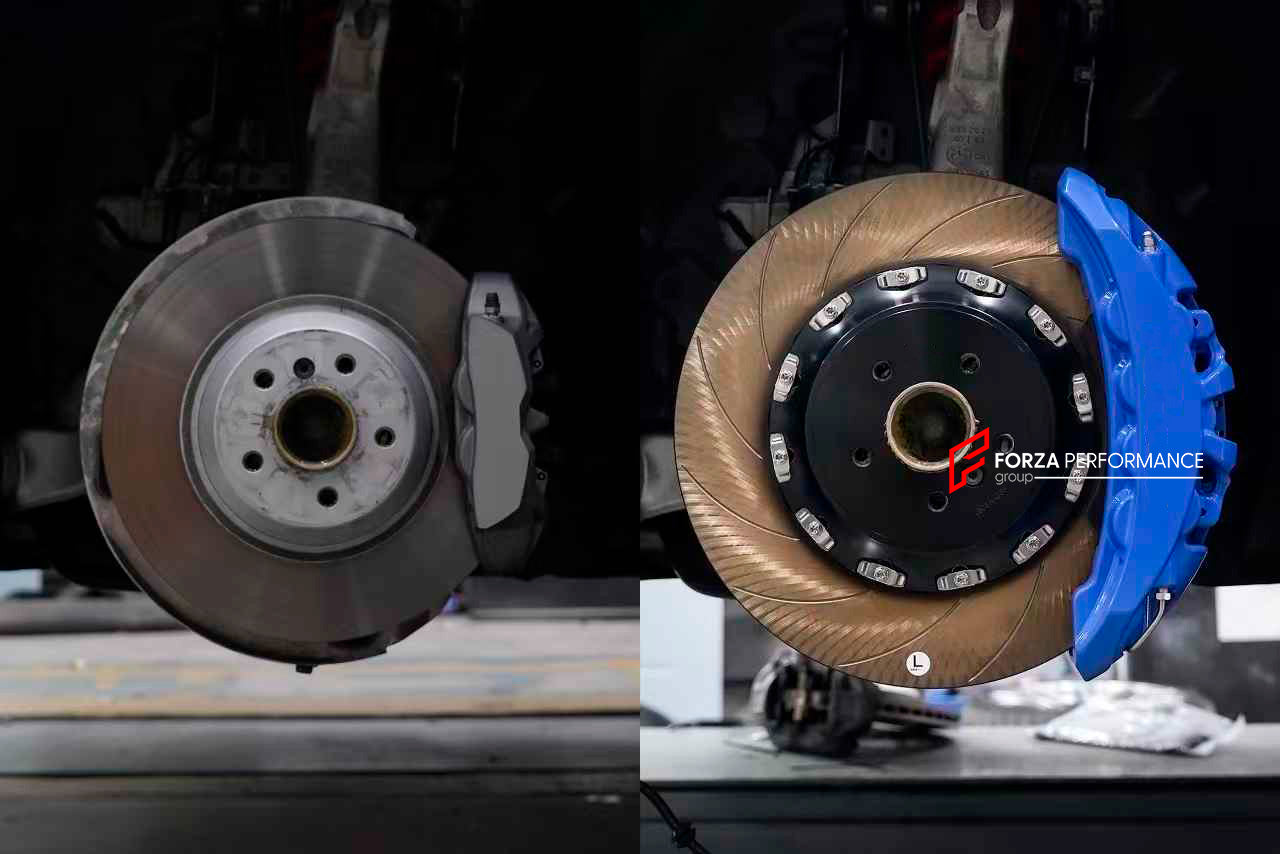 BIG BRAKE KIT for BMW 5 SERIES 530Li G60 2023+

Forza Performance Group offers various types of big brake kits, all types of aftermarket brake calipers, as well as genuine original brands of all types, such as AP Racing, Brembo, Akebono, AMG, M Performance, Audi, Porsche, Lamborghini, Toyota TRD, etc.

Current set includes:

2x 8 pot Front Brake Calipers
2x 4 pot Rear Brake Calipers with EPB

2x Front Brake Discs 400 mm

2x Rear Brake Discs 400 mm

4x Brake Caliper Adapters
4x Brake Pads


PLEASE INCLUDE YO