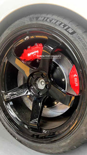 BIG BRAKE KIT for BMW M2 G87 FACELIFT 2024+

Forza Performance Group offers various types of big brake kits, all types of aftermarket brake calipers, as well as genuine original brands of all types, such as AP Racing, Brembo, Akebono, AMG, M Performance, Audi, Porsche, Lamborghini, Toyota TRD, etc.

Current set includes:

2x Authentic AP Racing CP9570 6 pot Front Brake Calipers
2x Authentic AP Racing CP9582 4 pot Rear Brake Calipers with EPB

2x Front Brake Discs 390 mm

2x Rear Brake Discs 380 mm

4x Brake