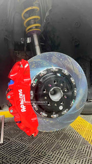 BIG BRAKE KIT for BMW M2 G87 FACELIFT 2024+

Forza Performance Group offers various types of big brake kits, all types of aftermarket brake calipers, as well as genuine original brands of all types, such as AP Racing, Brembo, Akebono, AMG, M Performance, Audi, Porsche, Lamborghini, Toyota TRD, etc.

Current set includes:

2x Authentic AP Racing CP9570 6 pot Front Brake Calipers
2x Authentic AP Racing CP9582 4 pot Rear Brake Calipers with EPB

2x Front Brake Discs 390 mm

2x Rear Brake Discs 380 mm

4x Brake