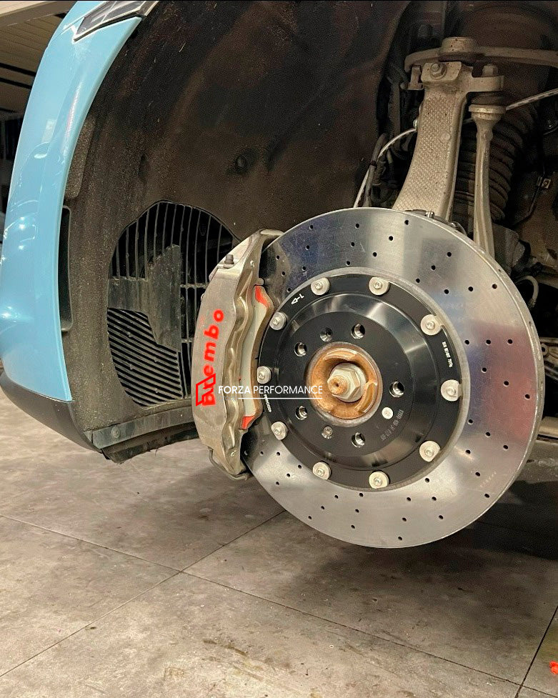 BIG BRAKE KIT for BMW PORSCHE TAYCAN 2020 - 2024

Forza Performance Group offers various types of big brake kits, all types of aftermarket brake calipers, as well as genuine original brands of all types, such as AP Racing, Brembo, Akebono, AMG, M Performance, Audi, Porsche, Lamborghini, Toyota TRD, etc.

Material: Carbon Ceramic

Current set includes:

2x Authentic Brembo GTR Front Brake Calipers
2x Authentic Brembo GTR Rear Brake Calipers
2x Front Brake Discs 400 mm

2x Rear Brake Discs 380 mm
4x Brake Cal