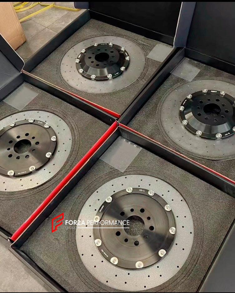 BIG BRAKE KIT for BMW PORSCHE TAYCAN 2020 - 2024

Forza Performance Group offers various types of big brake kits, all types of aftermarket brake calipers, as well as genuine original brands of all types, such as AP Racing, Brembo, Akebono, AMG, M Performance, Audi, Porsche, Lamborghini, Toyota TRD, etc.

Material: Carbon Ceramic

Current set includes:

2x Authentic Brembo GTR Front Brake Calipers
2x Authentic Brembo GTR Rear Brake Calipers
2x Front Brake Discs 400 mm

2x Rear Brake Discs 380 mm
4x Brake Cal