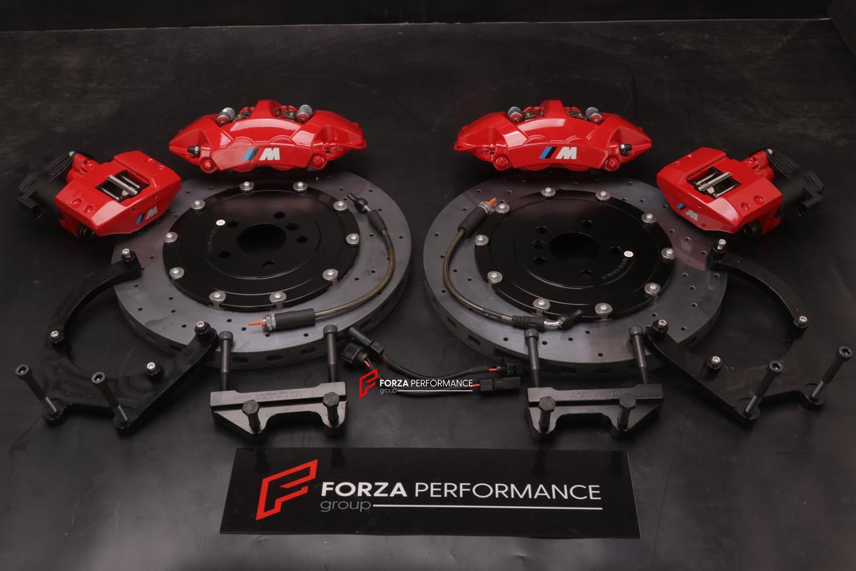 BIG BRAKE KIT for BMW X6 G06 M60i 2024

Forza Performance Group offers various types of big brake kits, all types of aftermarket brake calipers, as well as genuine original brands of all types, such as AP Racing, Brembo, Akebono, AMG, M Performance, Audi, Porsche, Lamborghini, Toyota TRD, etc.

Material: Carbon Ceramic

Current set includes:

2x Authentic Akebono 10 pot Front Brake Calipers
2x Authentic Akebono 4 pot Rear Brake Calipers
2x Front Brake Discs 440 mm

2x Rear Brake Discs 410 mm
4x Brake Calipe