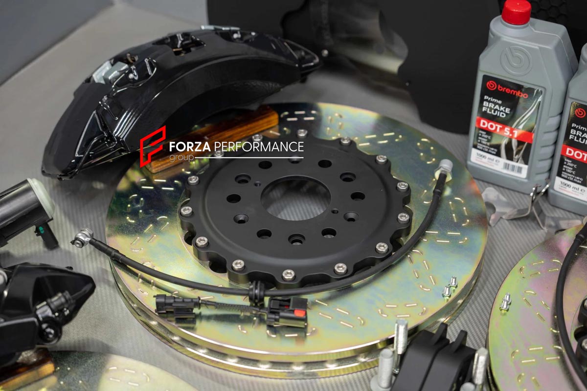 BIG BRAKE KIT for GMC YUKON DENALI 2021 - 2024

Forza Performance Group offers various types of big brake kits, all types of aftermarket brake calipers, as well as genuine original brands of all types, such as AP Racing, Brembo, Akebono, AMG, M Performance, Audi, Porsche, Lamborghini, Toyota TRD, etc.

Current set includes:

2x 6 Pot Front Brake Calipers

2x 4 pot Rear Brake Calipers
2x Electronic Parking Brakes
2x Front Brake Discs 430 mm
2x Rear Brake Discs 410 mm
2x Brake Caliper Adapters
2x Brake Pads

