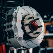 BIG BRAKE KIT for INEOS GRENADIER 2022+ Forza Performance Custom Fit AP Racing AP8576 Caliper 350x34 Curved Vane Disc KBT Kit 17 Inch Wheels
Set includes:

Front AP Racing Brake Calipers AP8576 (compatible with 17 inch rims)
Front Brake Disc Rotors 350 x 34 mm Curved Vane
Brake Pads
Brake Hoses
Brackets
Material: Steel

NOTE: Professional installation is required.