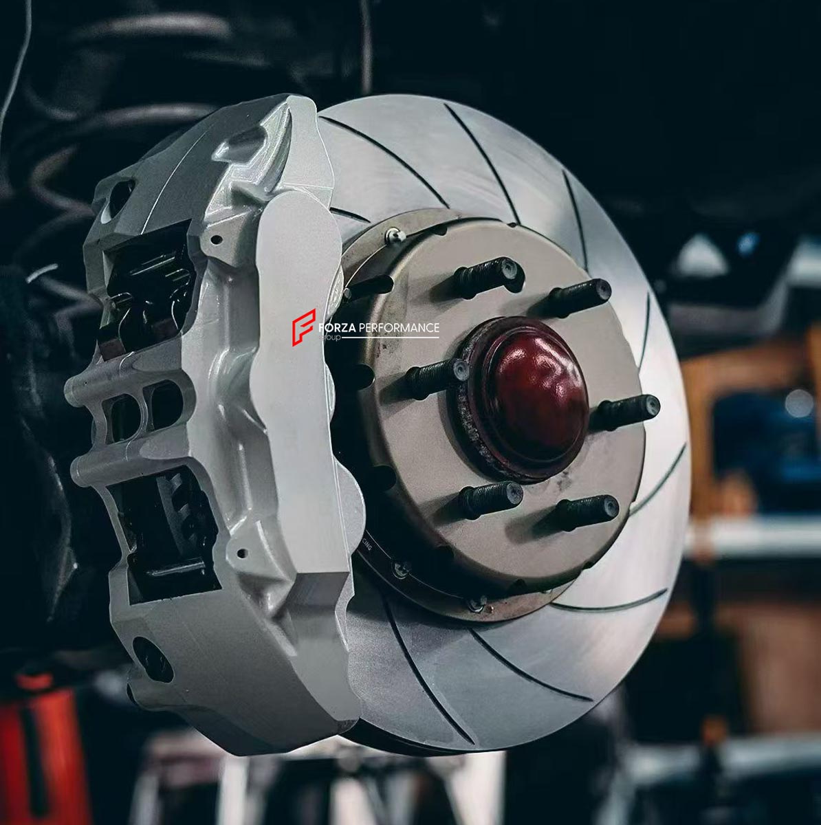 BIG BRAKE KIT for INEOS GRENADIER 2022+ Forza Performance Custom Fit AP Racing AP8576 Caliper 350x34 Curved Vane Disc KBT Kit 17 Inch Wheels
Set includes:

Front AP Racing Brake Calipers AP8576 (compatible with 17 inch rims)
Front Brake Disc Rotors 350 x 34 mm Curved Vane
Brake Pads
Brake Hoses
Brackets
Material: Steel

NOTE: Professional installation is required.