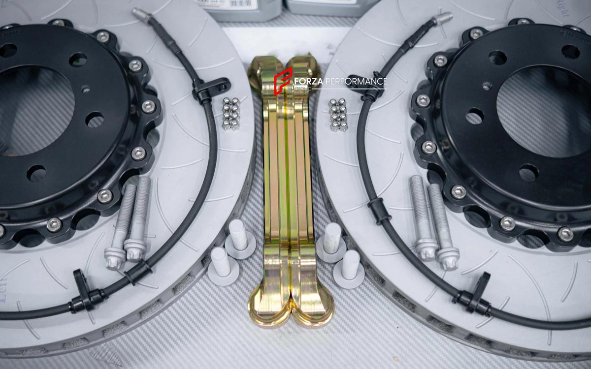 BIG BRAKE KIT for TOYOTA SEQUOIA 2022+

Forza Performance Group offers various types of big brake kits, all types of aftermarket brake calipers, as well as genuine original brands of all types, such as AP Racing, Brembo, Akebono, AMG, M Performance, Audi, Porsche, Lamborghini, Toyota TRD, etc.

Current set includes:

2x 6 Pot Front Brake Calipers

2x 4 pot Rear Brake Calipers
2x Front Brake Discs 420 mm
2x Rear Brake Discs 410 mm
2x Brake Caliper Adapters
2x Brake Pads

PLEASE INCLUDE YOUR VIN, MODEL AND YE