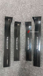 BLACK BADGE CARBON DOOR SILLS for ROLLS ROYCE CULLINAN 2018+
Set includes:

Door Sills
Material: Carbon

NOTE: Professional installation is required.