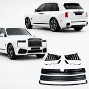 BLACK BADGE STYLE TRIM KIT for ROLLS ROYCE CULLINAN II SERIES 2 RR31 2024+ Forza Performance Custom fit

Set includes:
Front Bumper Air Vents
Rear Diffuser Trims

Material: Plastic (Gloss Black or Chrome Finish)

NOTE: Professional installation is required.