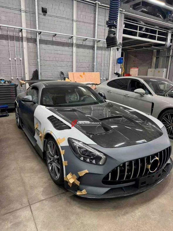 DRY CARBON BODY KIT for MERCEDES BENZ AMG GT GTS GTC GTR 2014+

Set includes:

Front Bumper
Front lip

Front grille
Front fenders
Front fender trims
Side skirts
Hood | Bonnet
Rear bumper assembly
Rear canards

Material: Dry carbon

Note: Professional installation is required

CONTACT US FOR PRICING

Payment ►
Visa
Mastercard
PayPal with a credit card (add 4.4% at checkout)
Payoneer
Cryptocurrency
Shipment ►
By express DHL/UPS/TNT/FedEx
To the local international airport
Special line by air
Special line by t