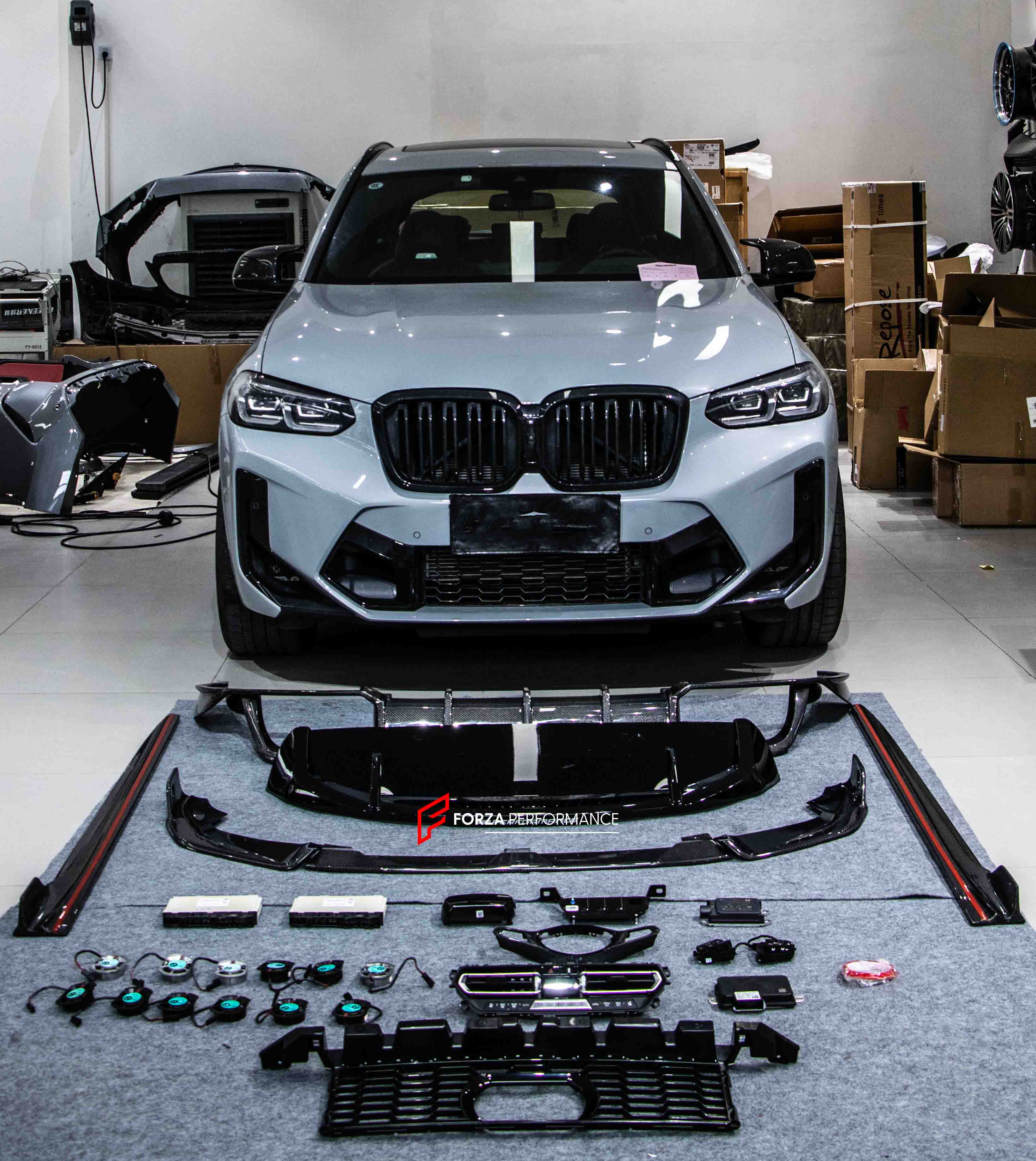 DRY CARBON BODY KIT FOR BMW X3M F97 LCI 2021+