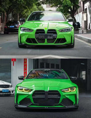 CARBON FRONT BUMPER for BMW M4 G82 2020+  Set includes:  Front Bumper Front Lip Front Bumper Canards