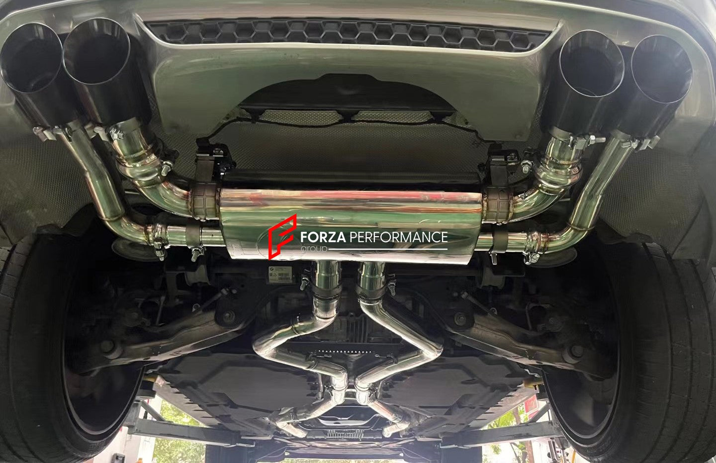 VALVED EXHAUST CATBACK MUFFLER for BMW X5M X6M F85 F86 4.4 2015 - 2019