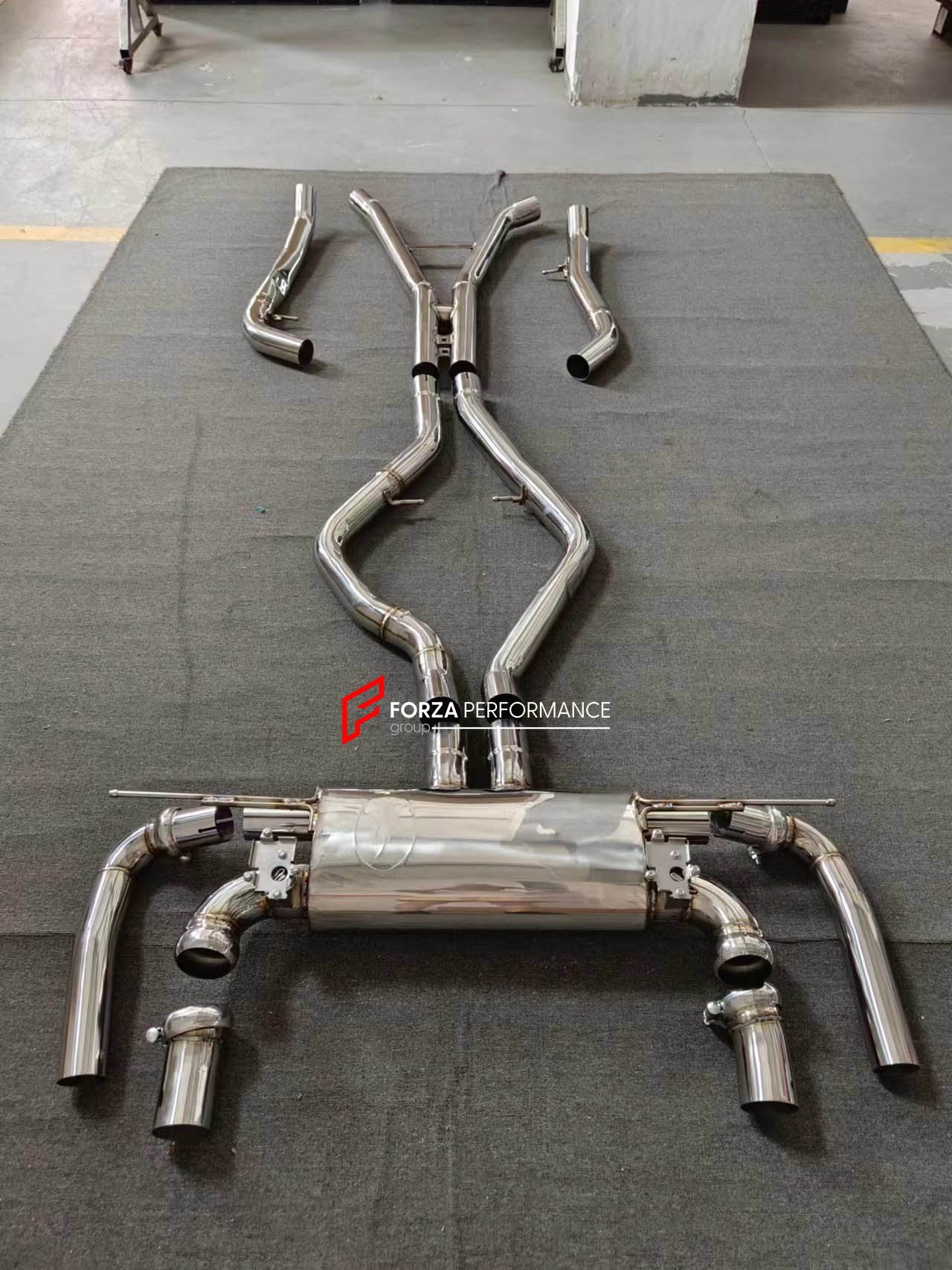 BMW X5M F85 X6M F86 VALVED EXHAUST CATBACK MUFFLER