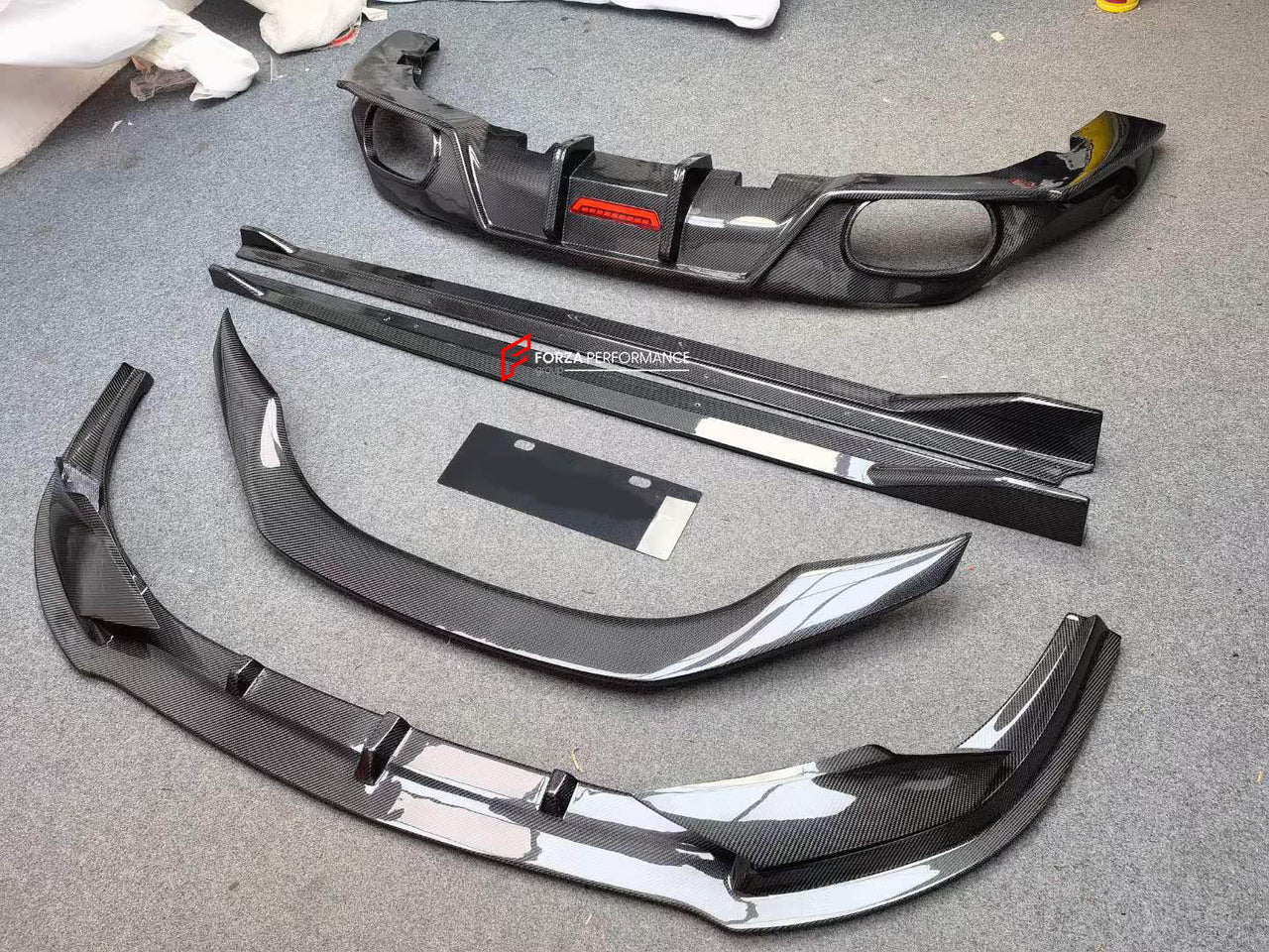 CARBON BODY KIT for BMW Z4 G29 2018 - 2022  Set includes:  Front Lip Side Skirts Rear Spoiler Rear Diffuser