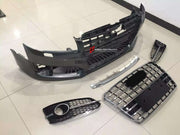 BODY KIT W12 STYLE FOR AUDI A8 D4 2013-2018  Set includes:  Front Bumper assembly Rear Diffuser Exhaust catback Material: Plastic PP 
