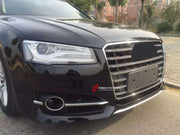 BODY KIT W12 STYLE FOR AUDI A8 D4 2013-2018  Set includes:  Front Bumper assembly Rear Diffuser Exhaust catback Material: Plastic PP 