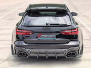 BODY KIT for AUDI RS6 RS7 C8 2019+

Set includes:
Front Lip
Front Bumper Canards
Rear Bumper Fins
Rear Diffuser

Material: Plastic

NOTE: Professional installation is required.